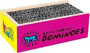 Galison Keith Haring Wooden Dominoes 28-Pieces Set