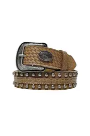 Kids Glenn Belt, Tan,Pure Western