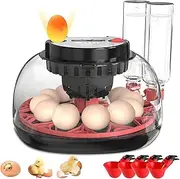 12 Eggs Incubator with Automatic Egg Turning and Auto Water/Humidity Control/Egg Candler,Incubator for Hatching Parrot,Chickens,Ducks,Quails,Pigeon,Incubator for Farm, Home,Lab