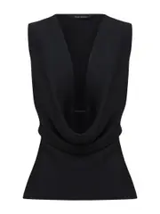 Wynn Hamlyn | Dianne Slip Top in Black | The UNDONE
