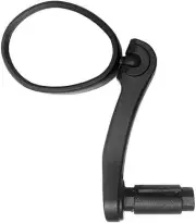 Hafny Bar End Bike Mirror, Unbreakable Stainless Steel Lens