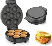10L Mini Oven, 750W Countertop Electric Grill with Adjustable Temperature 0-230 ℃ & 60 Minutes Timer, Toaster Oven with Baking Tray and Wire Rack for Baking Cooking Roasting Grilling
