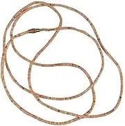 [Generic] Mala/Natural Tulasi Kanthi Mala/Tulsi Kanthi Original Tulsi Kanthi/Tulsi Mala/Vaishnav Tulsi Mala/Basil Mala ISKCON Size: 3mm, Length: 24 inches, 24", Tulsi Beads, tulsi beads