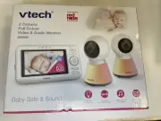 VTech 2 Camera Full Colour Video Baby Monitor (BM4200N-2) - New