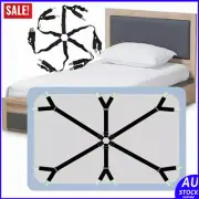 Adjustable Bed Fitted Sheet Straps Gripper Holder Fastener Clip Bedding Holder