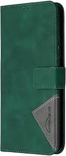 Samsung A25 5G Cases, Samsung Galaxy A25 5G Wallet Case Shockproof, Magnetic Flip Folio Leather Case For Samsung Galaxy A25 5G Phone Cover with Stand Card Holder Silicone Bumper Protection, Green