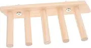 BESPORTBLE 5-Step Cat Wall Shelf Wooden Climbing Platform Wall-Mounted Staircase for Indoor Cats