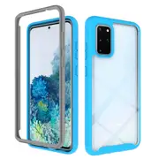 MCC Shockproof Bumper Case Samsung Galaxy S20+ Plus Clear Back Cover G985 [Sky Blue]