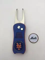 New York Mets Switchblade Divot Tool, BONUS Marker, NEW