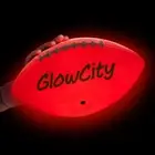 Glowcity Glow in the Dark Football - Light up LED Ball - Perfect for Evening