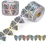 AmazingSpark 65 Feet Composition Bow Bulletin Board Borders Pastel Border Trims Decoration for Classroom Borders Wavy Rolled Trim DIY Decoration for School Office Home Wall Back to School