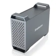 Simplecom SE482 SuperSpeed USB Dual Bay 3.5' SATA Hard Drive RAID Enclosure USB-C RAID 0/1, JBOD SE482