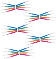 BESTYASH Stainless Steel Interdental Brush Set 40pcs Braces Brush Push-pull Mechanism