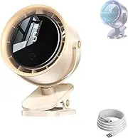 Sherum Chillblast, Libiyi Airacool Chillblast, Dotmalls Hilipert Aira Cool Chill Blast, Powerful Portable Fan, 4 Speeds 6'' USB Portable Fans, Kitchen,Travel, Office (Beige)