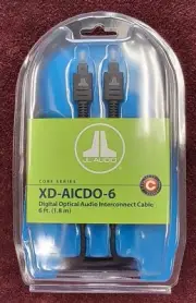 JL Audio XD-AICDO-6 Digital Optical Interconnect 6ft Cable w/Toslink Connectors