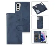 Detachable Wallet Phone Case for Easy Portability (Dark Blue), Flip Case for Samsung Galaxy S21