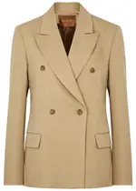 Rejina Pyo Dana Double-breasted Blazer - Beige - 14 (UK14 / L) 14 (UK14 / L)