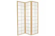 Zen Room Divider Screen Natural 3 Panel