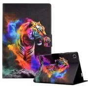 For Samsung Galaxy Tab A7 Lite 8.7-inch T220 / T225 Tablet Case Pattern Printed Leather Cover With Card Slots