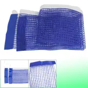 Nylon Replacement Table Pingpong Sports Tennis Mesh Net w Pull String Blue