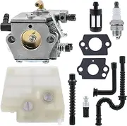 [FitBest] Carburetor with Air Filter Tune Up Kit for Stihl 024 026 MS240 MS260 Walbro WT-194 Chainsaws