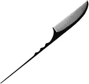Ipetboom Pointed Tail Comb - Black Hair Comb for Hairdressing, Anti-static, Durable, High Temperature Resistant - Unisex Adults, 22x2.4cm/8.66x0.94in