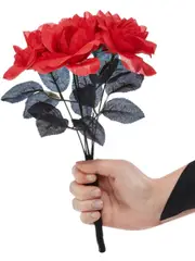 Corpse Red Rose Bride Bouquet