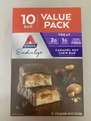 Atkins 710437 Endulge Caramel Nut Chew Bar - 10 Count