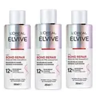 3×L'Oreal Paris Elvive Bond Repair Pre-Shampoo - 200ml 12% Citric Acid