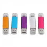 16GB Fashionable OTG USB Flash Drive for Smart Phone/Tablet PC - Blue