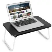 Lap Desks Laptop Tray for Bed or Couch, Breakfast Serving Tray with 1 Black