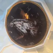 Hamilton Collection Millenium Falcon Collectors Plate (1994) Nos Vintage No Box