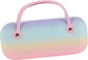 [Healeved] Cute Glasses Case for Boys and Girls Portable Sunglass Organizer Hard Shell Multifunctional Storage Box for Eyewear for Home Travel