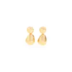 [Phoebe Philo] Phoebe Philo-Gold Sterling Earrings-Donna OS OS