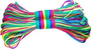 Colorful Rainbow Paracord Cord Rope Type III 7 Strand Parachute