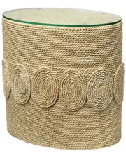 Jamie Young Barbados Oval Side Table