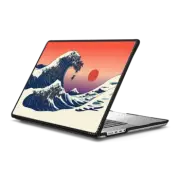 MacBook Pro 16-inch (M1 - M4) Impact Case The Great Wave of Black Pug