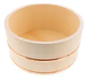 IKEGAWA Large Hinoki Oke Pure Wooden Bathtub Bucket 24cm Japanese Cypress