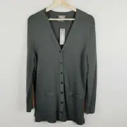 [ SUSSAN ] Womens Cascade Button Up Cardigan NEW RRP $99.95 | Size XS or AU 8