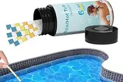 Aquarium Test Strips | Accurate 50 Swimming Pool Testing Strips - Pool Test Strips, Quick Pool Testing Kit, Swimming Pool Test Strips Set for Spa, Hot Tubs, Spa Test Supplies, Pools