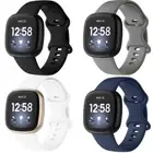 For Fitbit Versa 3/4/Sense Silicone Strap Wristband Replacement Watch Band Sport