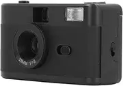 35mm Film Camera, Reusable Lightweight Vintage Camera, Student Film Camera Built in Flash with 28MM F/8 Lens 1/120s Shutter Speed, for Holiday Gifts (Black)