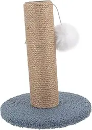 Decorative Cat Scratcher Reusable Integrated Kitten Scratcher with Hanging Ball Rope Post for Fun and Healthy Claw Care Kitten Accessory for Home Use