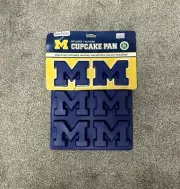 Michigan Wolverines Fan Pans Silicone Cupcake Pan