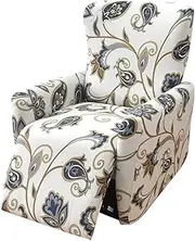 Stretch Recliner Couch Cover 4-Pieces 1Seat Recliner Chair Slipcovers with Pockets Sofa Cover Recliner Lazy Boy Furniture Protector for Living Room (Color : #3)
