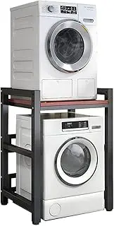 Adjustable Height Dryer Stand - Portable Stacking Kit for Washing Machine and Tumble Dryer - Over Washing Machine Storage Rack Unit - Max Load 400KG