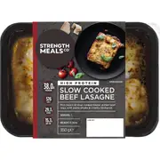 Strength Meals Co Slow Cooked Beef Lasagne Beef Lasagne 350g