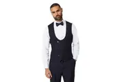 Burton Mens Tailored Tuxedo Waistcoat (Black) - UTBW1666