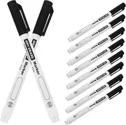 PLAFOPE 10pcs Fine Tip Whiteboard Pens Thin Erasable Markers for Office School Classroom