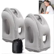 Travel Pillow Support Head Rest Cushion Car Plane Sleep 2 Pack Super Portable